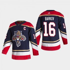 Florida Panthers Aleksander Barkov 16 2020-21 Reverse Retro Authentic Shirt - Mannen